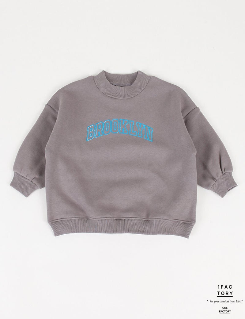 1 Fac - Korean Children Fashion - #childofig - Brooklyn Mini Logo Peach Sweatshirts - 2