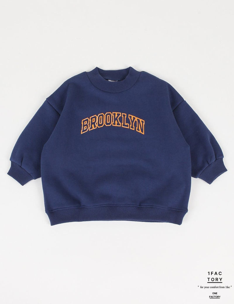 1 Fac - Korean Children Fashion - #kidsshorts - Brooklyn Mini Logo Peach Sweatshirts - 8