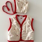 Cozy Ribbon Vest Set