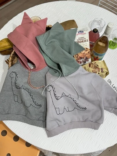 Dino Hooded Sweatshirts