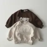 Love Lace Patch Sweatshirts