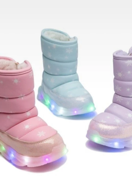 Snowflake LED Boots