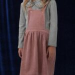 Corduroy Suspender Dress