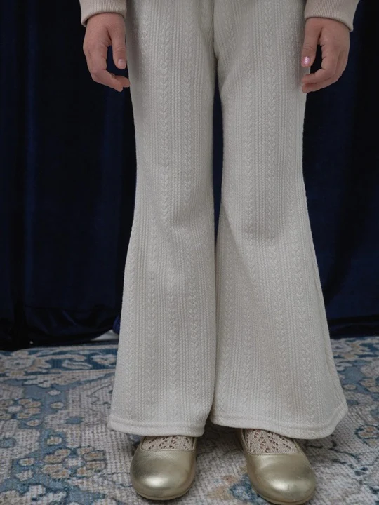 Jacquard Wide Pants