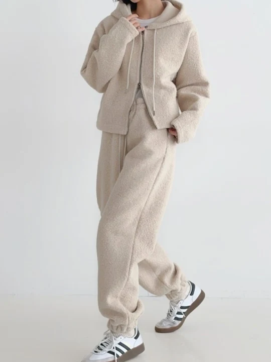 Poodle Warm Jogger Set