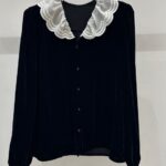 Lace Velvet Blouse