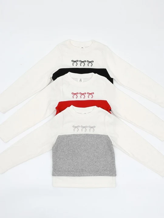 Ribbon Raglan Tee