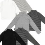 Fleece Turtleneck Tee Set