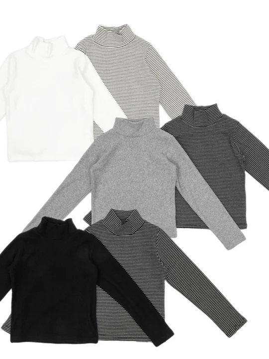 Fleece Turtleneck Tee Set