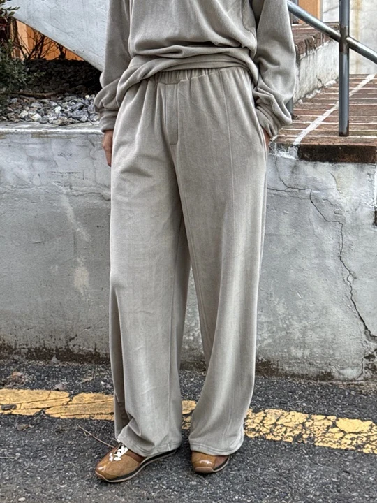 Thick Rib Pants