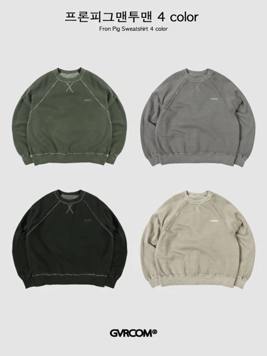 Front Pigment Sweatshirts