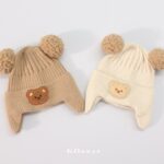 Double Bell Bear Beanie