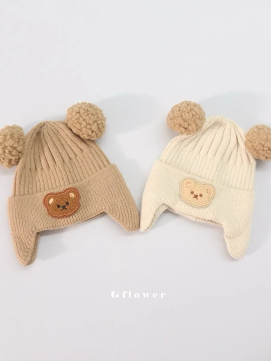 Double Bell Bear Beanie