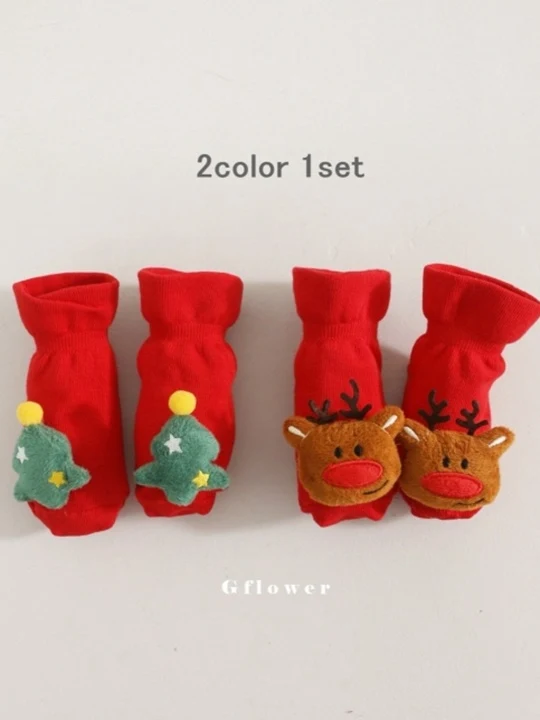 Baby Christmas Sock Set