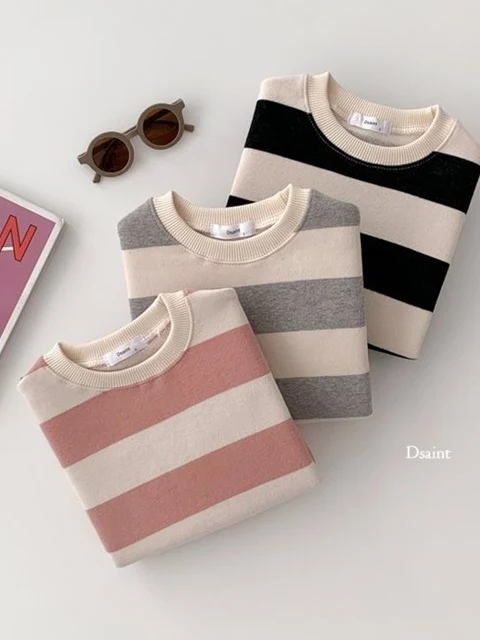 Big Stripe Fleece Sweatshirts