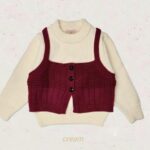 Vest Detail Knit Tee