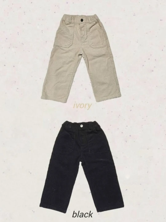 Warm Fleece Corduroy Pants 2