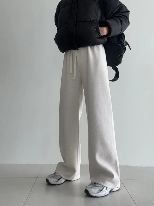 Mink Corduroy Wide Pants