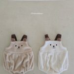 Baby Bear Winter Suspenders Suit