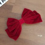 Velvet Big Ribbon Hairpin