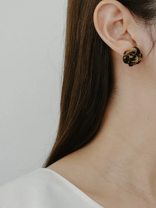 Flower Leopard Earrings