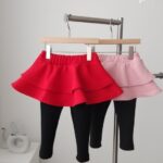 Wool Cancan Skirt Leggings