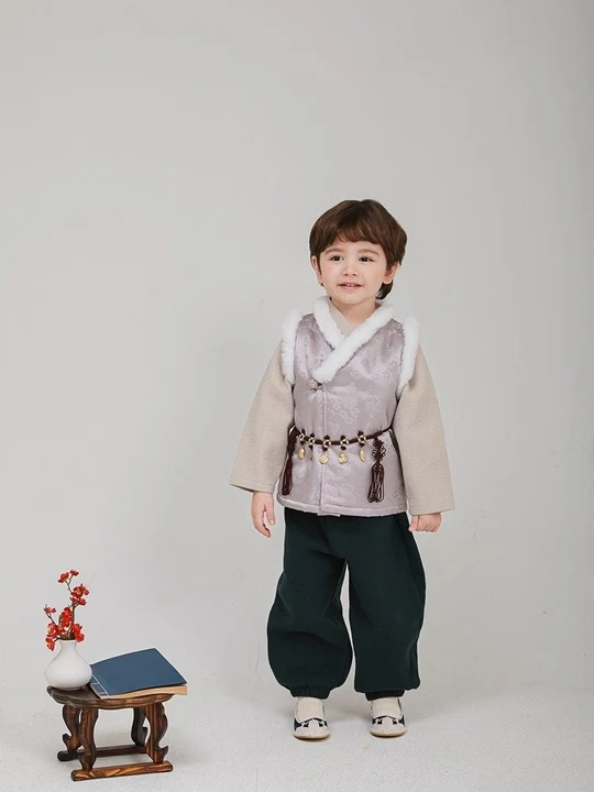 Boy Hanbok Baeja Vest