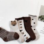 Mocha Bear Socks