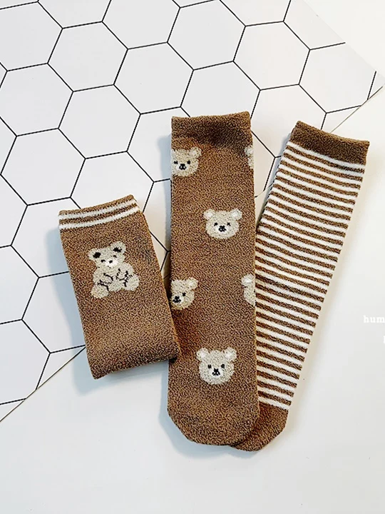 Bear Sleep Socks (set of 3)