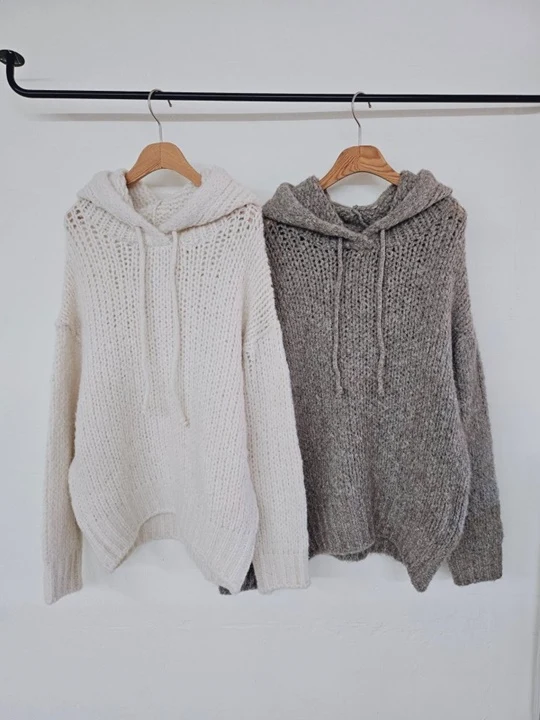 Soft Wool Hood Knit