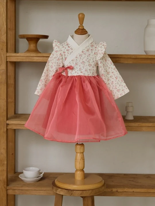 Bebe Floral Girl Hanbok