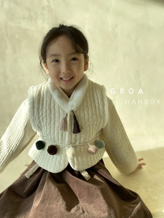 Girl Hanbok Baeja Vest