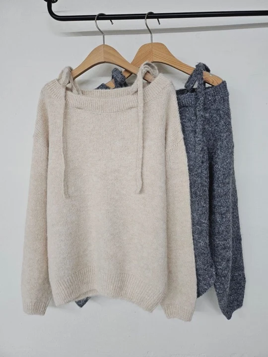 Wool Love Shoulder Strap Knit