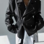 Oversized Chunky Zipped Biker Jacket