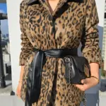 Leopard Wool Jacket