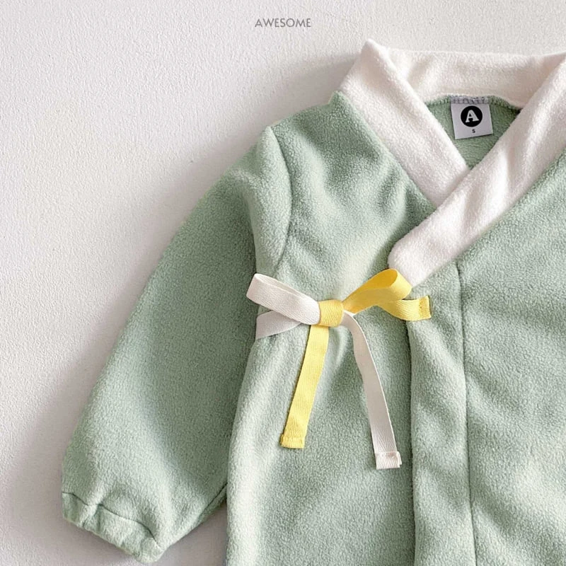 Awesome Bebe - Korean Children Fashion - #childrensboutique - Creamy Fleece Hanbok - 7