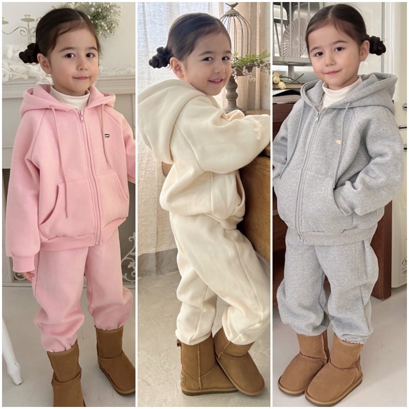 Azalea - Korean Children Fashion - #Kfashion4kids - Cozy Hood Set