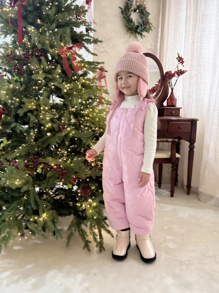 Azalea - Korean Children Fashion - #prettylittlegirls - Veloa Coated Overalls - 4