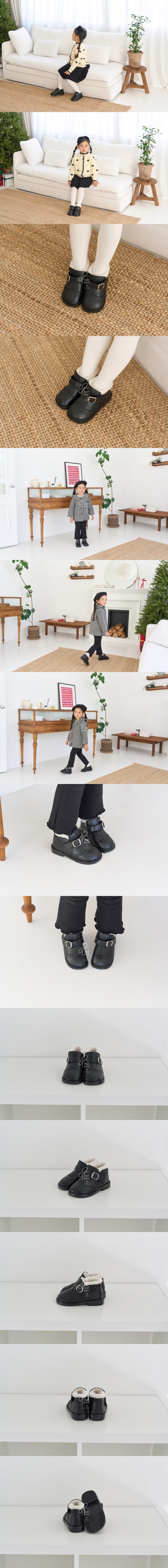 Babyzzam - Korean Children Fashion - #designkidswear - Label Boots - 2