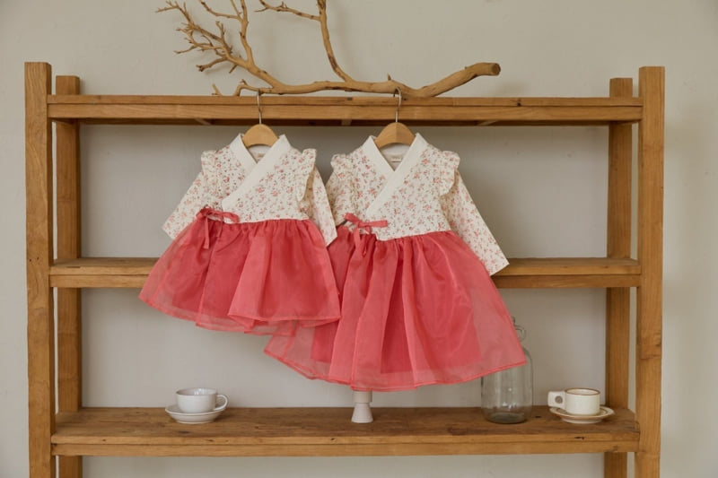 Bbb - Korean Baby Fashion - #babyboutique - Bebe Floral Girl Hanbok - 12