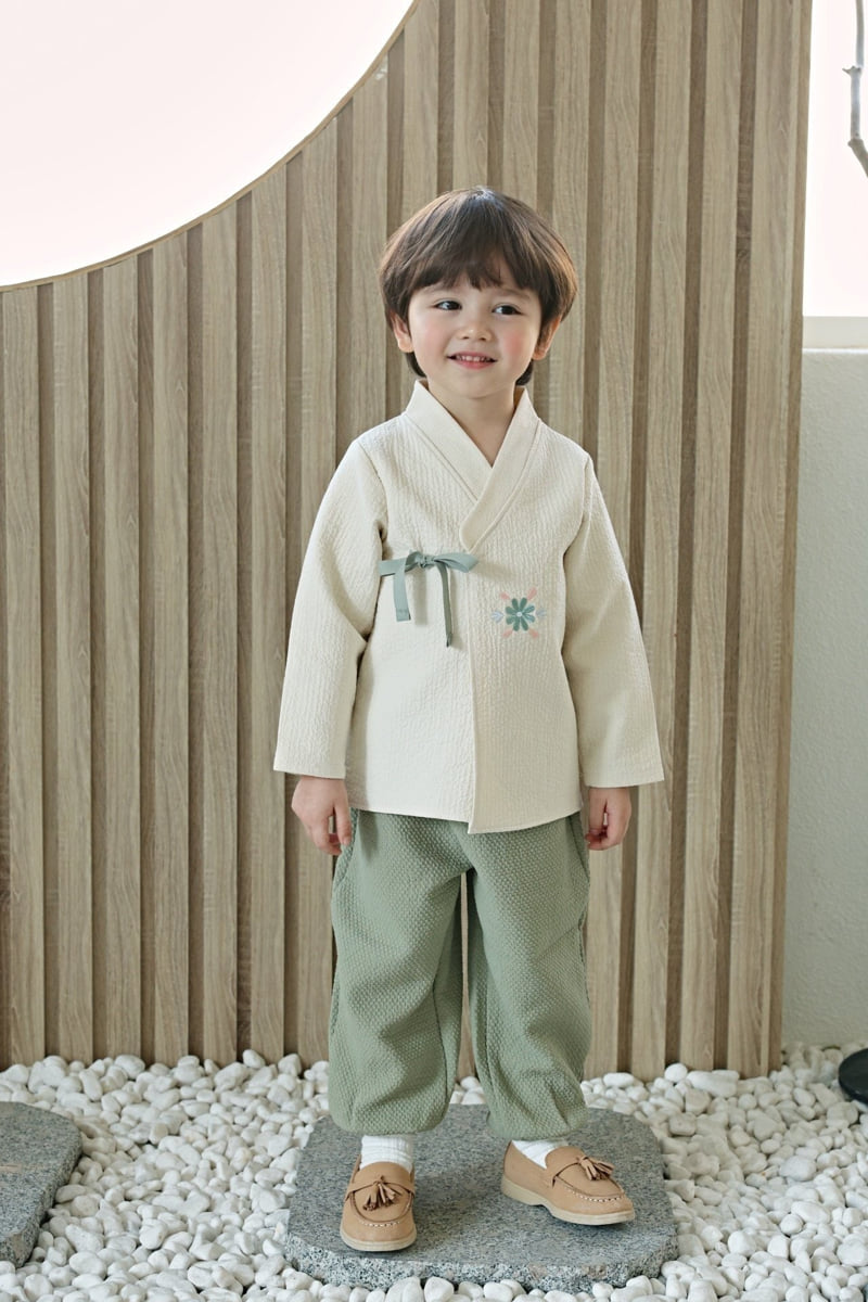 Bbb - Korean Baby Fashion - #babyfever - Bebe Floral Boy Hanbok - 7