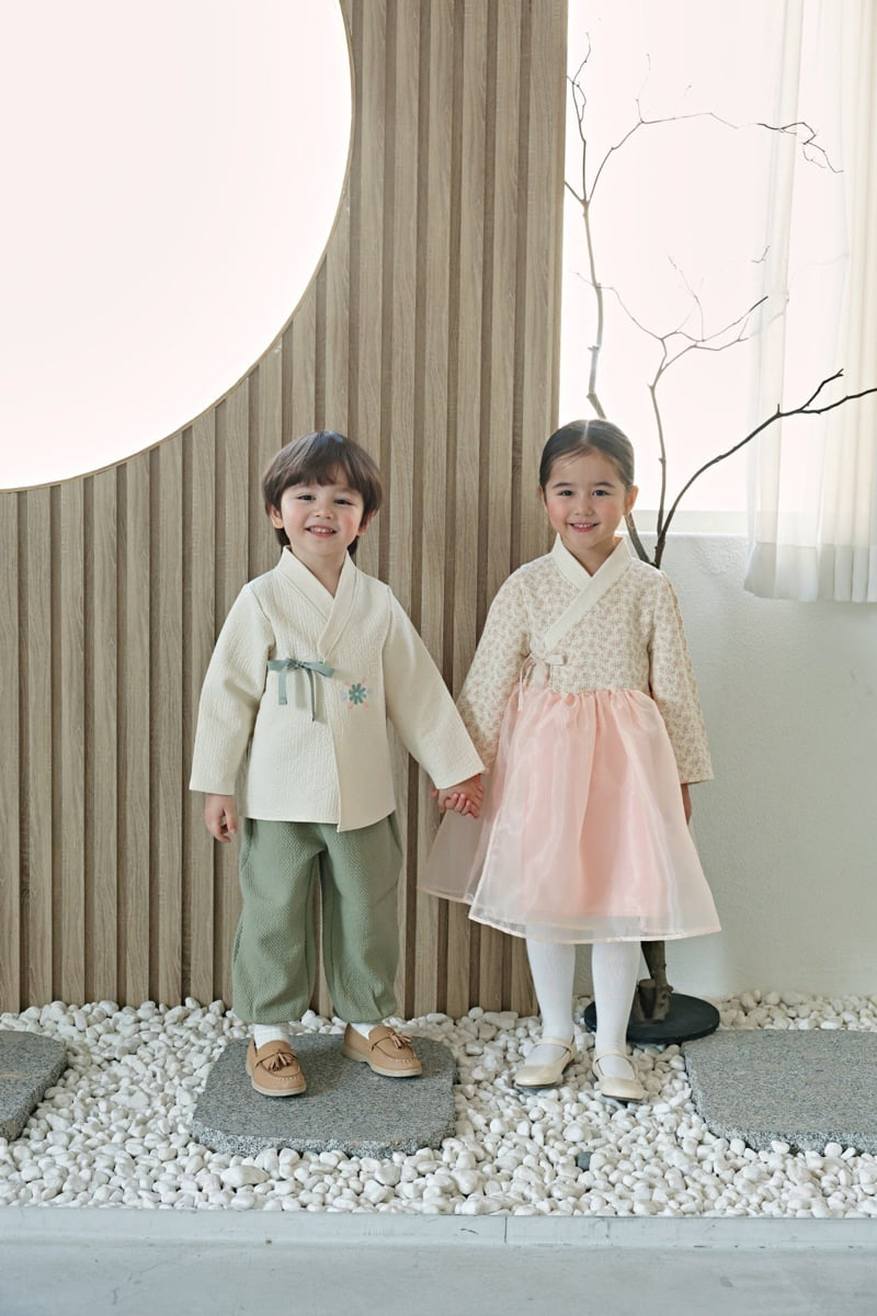 Bbb - Korean Baby Fashion - #babygirlfashion - Bebe Floral Boy Hanbok - 8