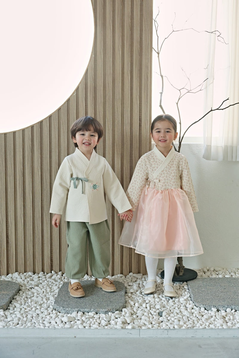 Bbb - Korean Baby Fashion - #babyootd - Bebe Floral Boy Hanbok - 11