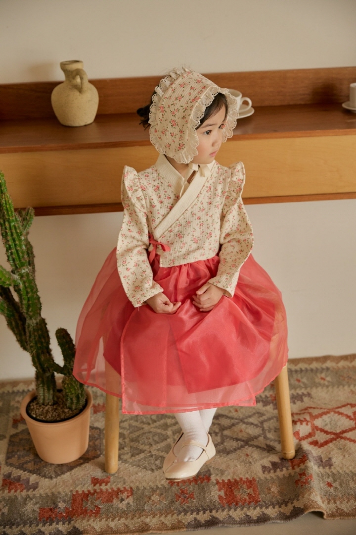 Bbb - Korean Baby Fashion - #babywear - Bebe Floral Girl Hanbok - 9