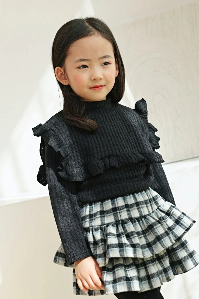 Bbb - Korean Children Fashion - #childofig - Warm Tee Cape Set - 8