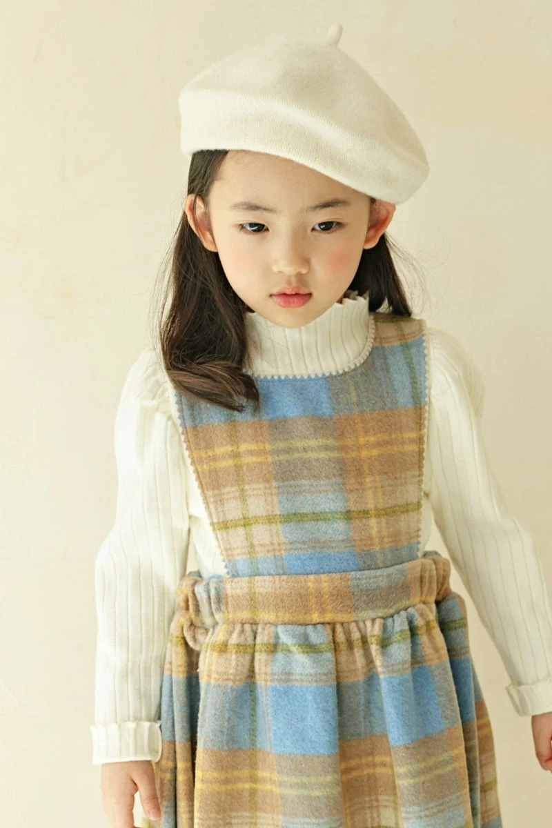 Bbb - Korean Children Fashion - #childofig - Check One-piece - 7