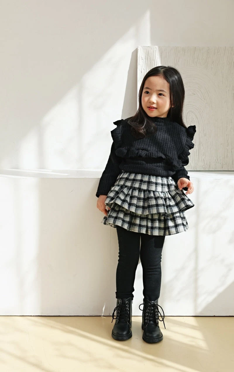 Bbb - Korean Children Fashion - #childrensboutique - Warm Tee Cape Set - 10