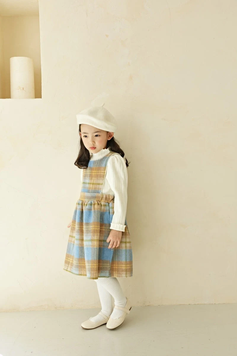 Bbb - Korean Children Fashion - #childrensboutique - Check One-piece - 8