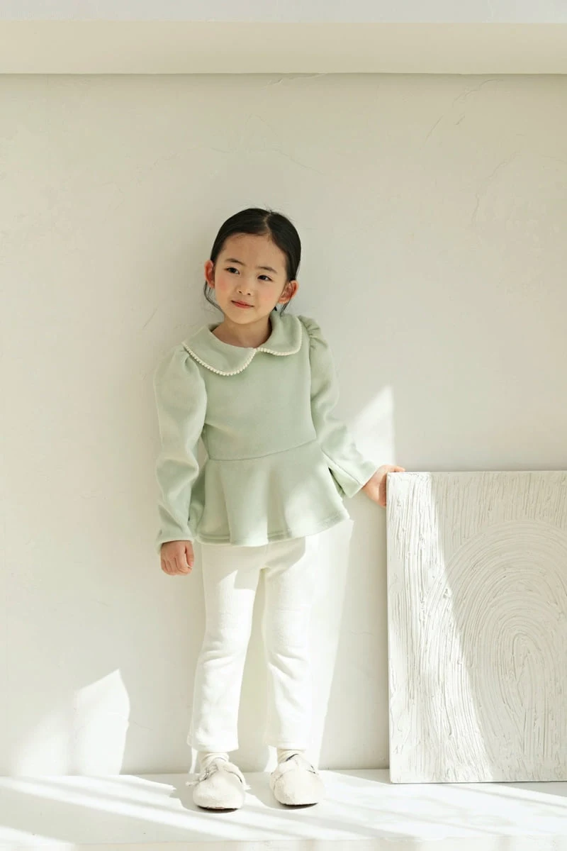 Bbb - Korean Children Fashion - #fashionkids - Collar Lace Tee - 7