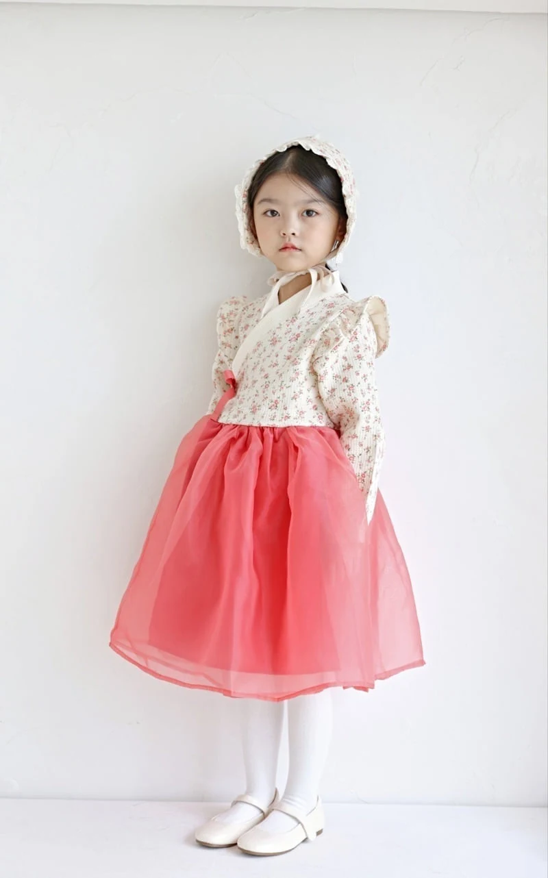 Bbb - Korean Children Fashion - #kidzfashiontrend - Kids Floral Girl Hanbok - 5